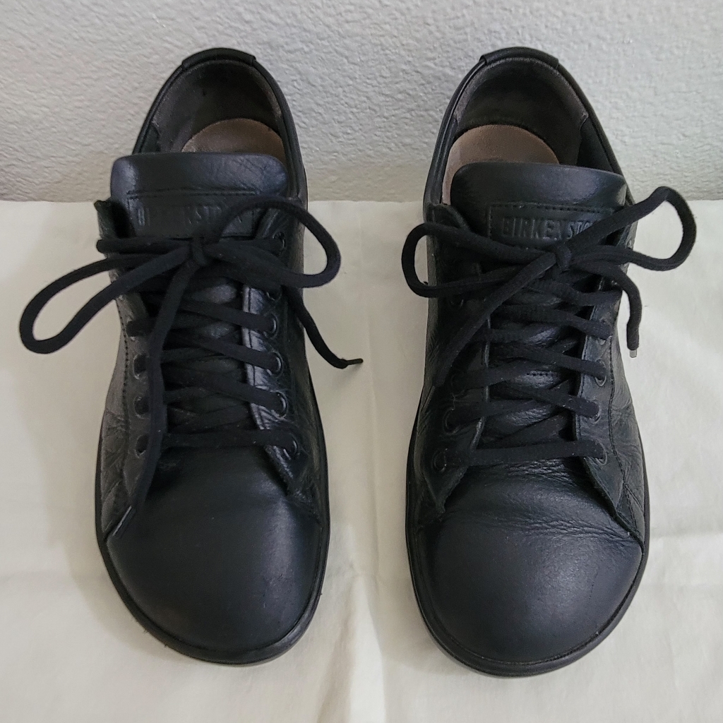 Black Leather Birkenstock Arran Unisex Sneakers 40r